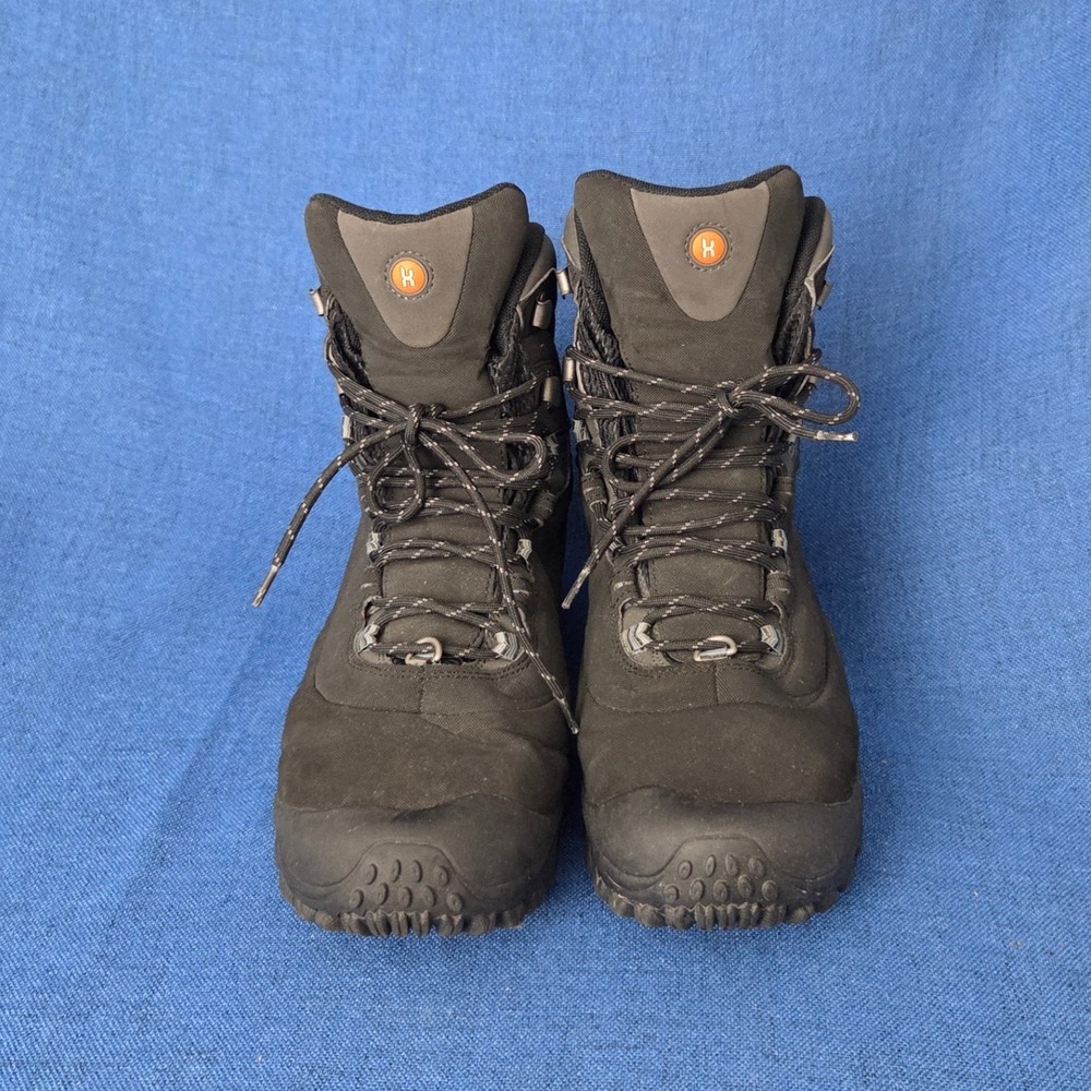 XPETI Thermator 8 Insulated Hiking Boots Black Waterproof Winter Trekking 9.5